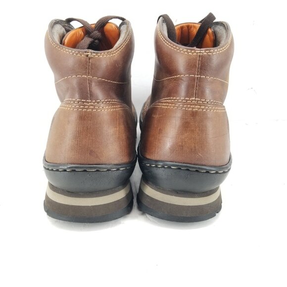 Timberland Euro Hiker Leather Boots Brown Black Leather  Men's 11 - Picture 3 of 10